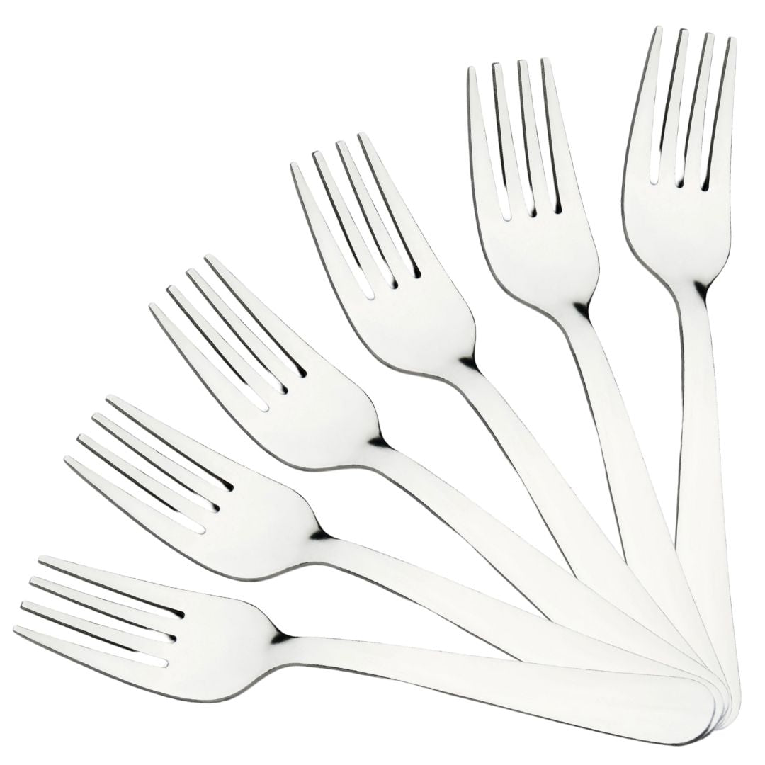 Cutlux Stainless Steel Tea Spoon Set for Tea, Coffee, Sugar & Spices, Small Spoons, Silver