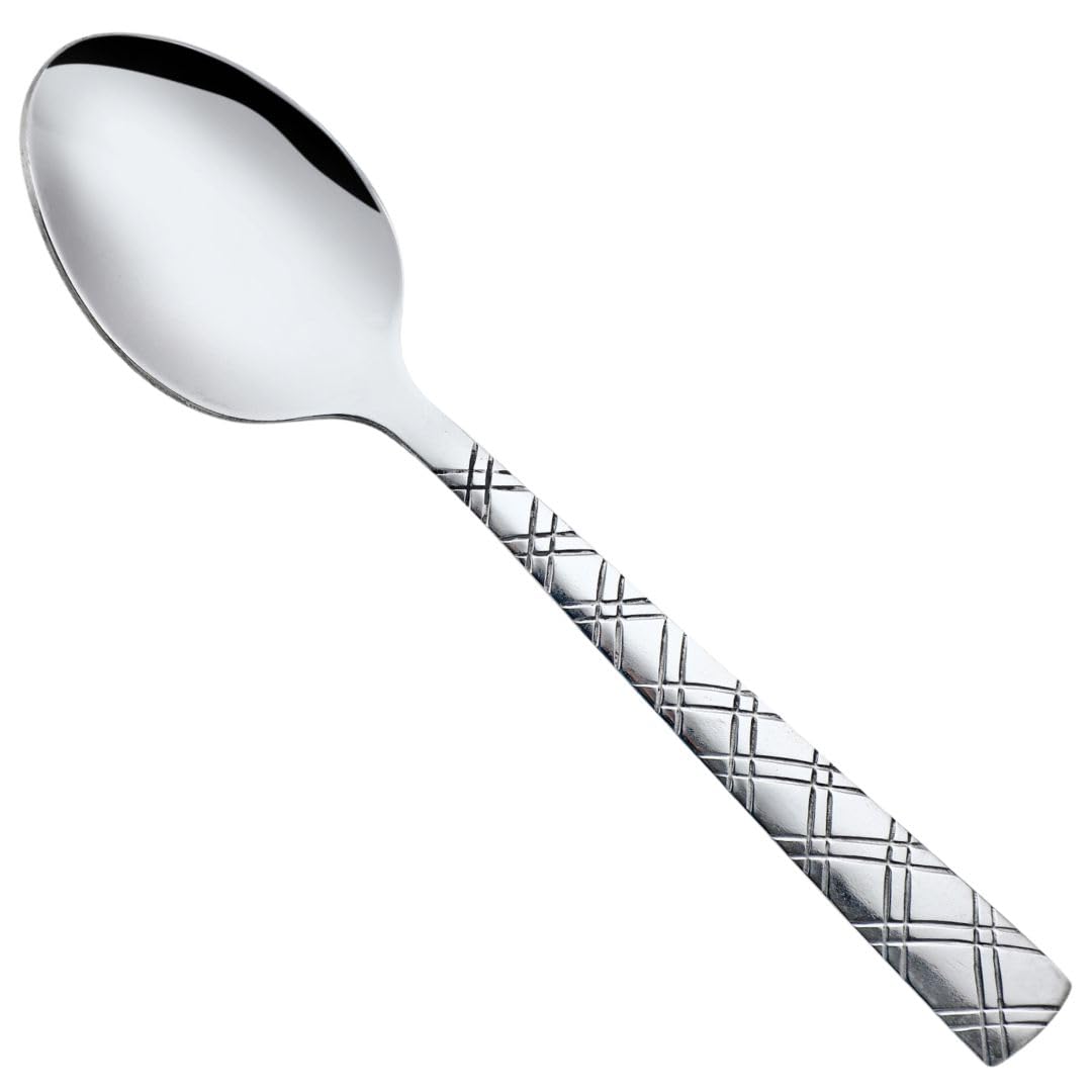 Cutlux Stainless Steel Spoons Set Dinner Spoon Length 16.5 cm 1.7mm Thickness, for Home & Kitchen