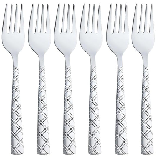 Cutlux Fork Length 16.5 cm 1.7mm Thickness, Stainless Steel Food Grade Silverware for Home & Kitchen