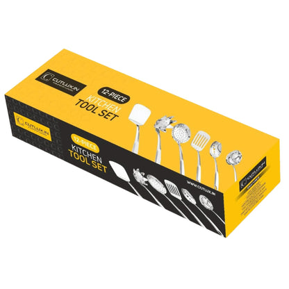 Cutlux Kitchen Tools Stainless Steel Heavy Gauge Slotted Turner/Spatula/Cooking Turner