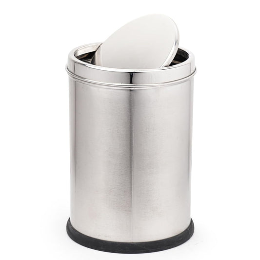 Cutlux Swing Stainless Steel Dustbin (Silver)