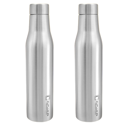 Cutlux 1000ml 2 Piece Multipurpose Stainless Steel Water Bottle (Hydron)