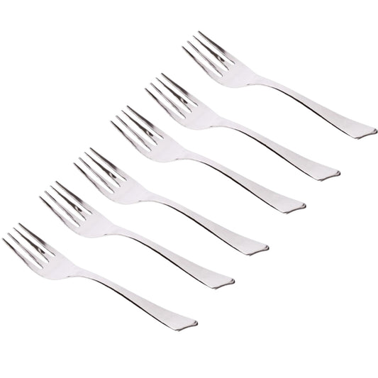 Cutlux Stainless Steel Dinner Forks Set for Home & Kitchen, 19.5 cm Long, 1.7mm Cutlery Set