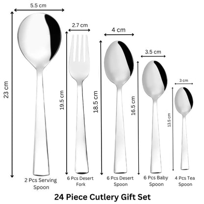 Cutlux 24 Pieces Cutlery Gift Set