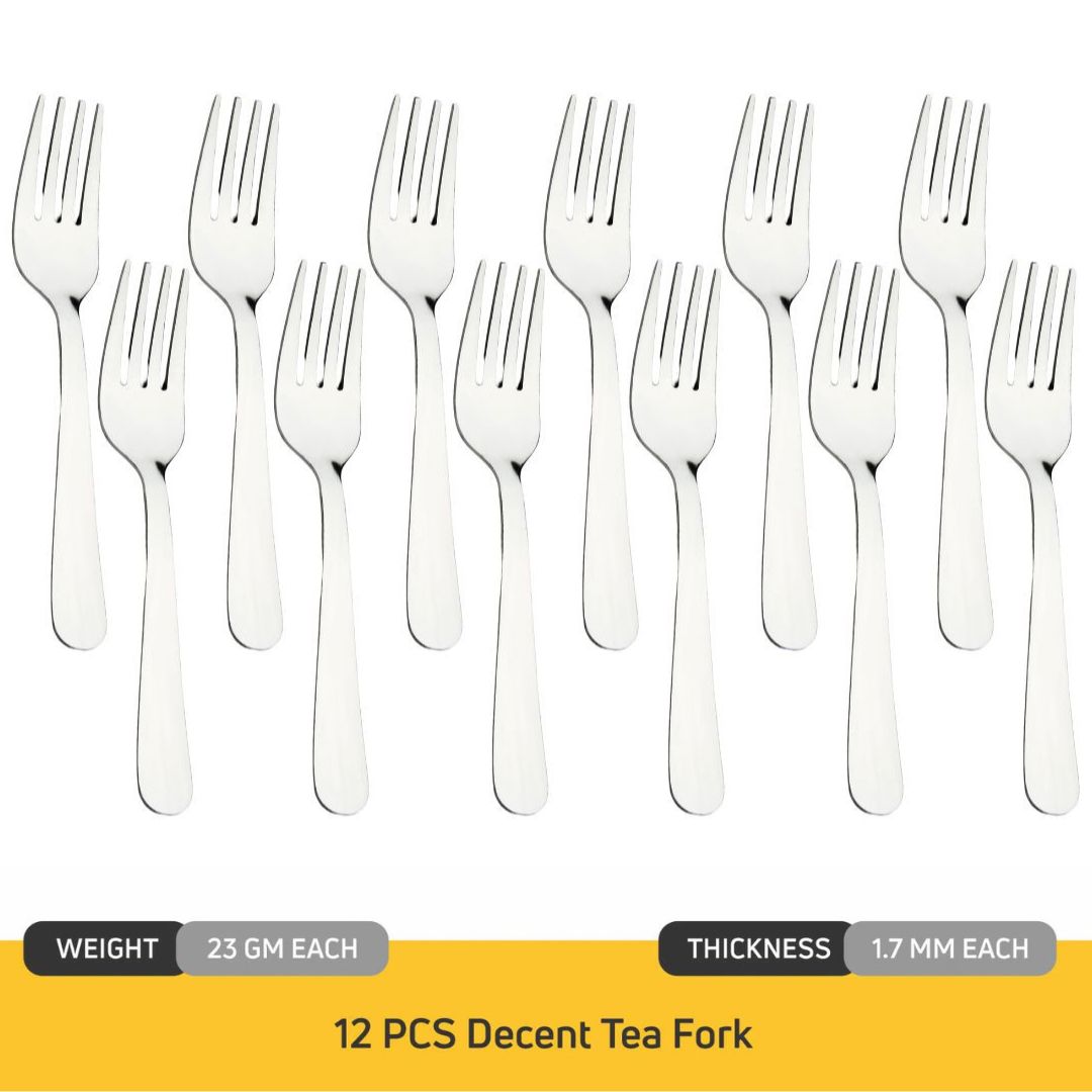 Cutlux Stainless Steel Tea Spoon Set for Tea, Coffee, Sugar & Spices, Small Spoons, Silver