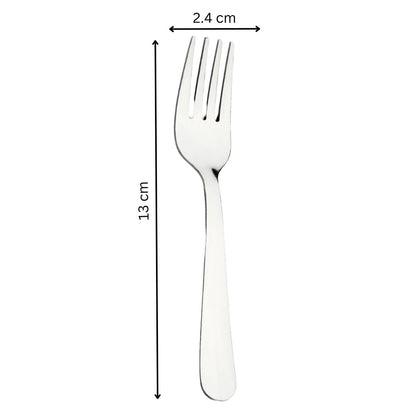 Cutlux Stainless Steel Tea Spoon Set for Tea, Coffee, Sugar & Spices, Small Spoons, Silver