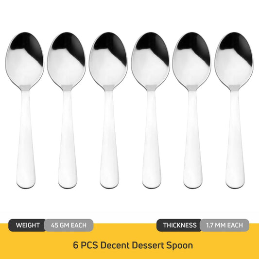 Cutlux Stainless Steel Premium Dinner Spoon Set for Home & Kitchen