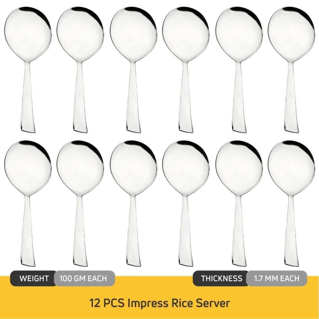 Cutlux Kitchen Tools Heavy Gauge Rice Server/Rice Spoon/Serving Spoon
