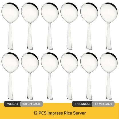 Cutlux Kitchen Tools Heavy Gauge Rice Server/Rice Spoon/Serving Spoon