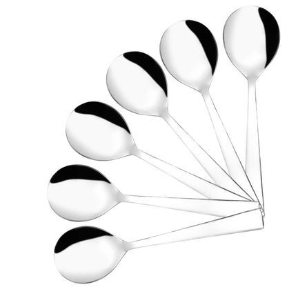 Cutlux Stainless Steel Serving Spoon Set for Dining Table/Kitchen, Big Cooking Spoons Set